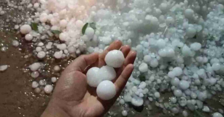 9 de Julio, granizo, Santa Fe, Entre Ríos