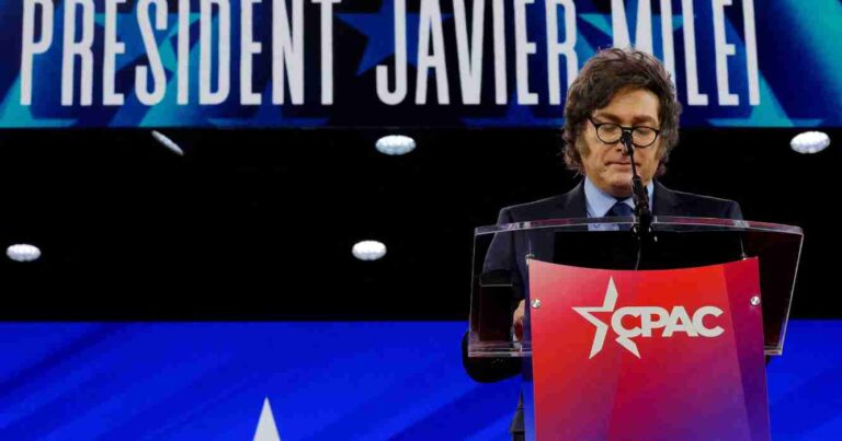 Javier Milei, CPAC, Trump, dólares