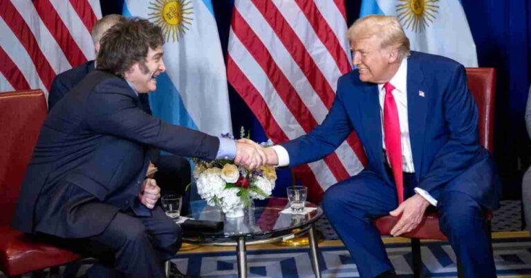 Javier Milei, CPAC, Trump, VISA