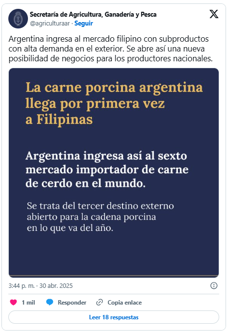 exportaciones, carne, porcina