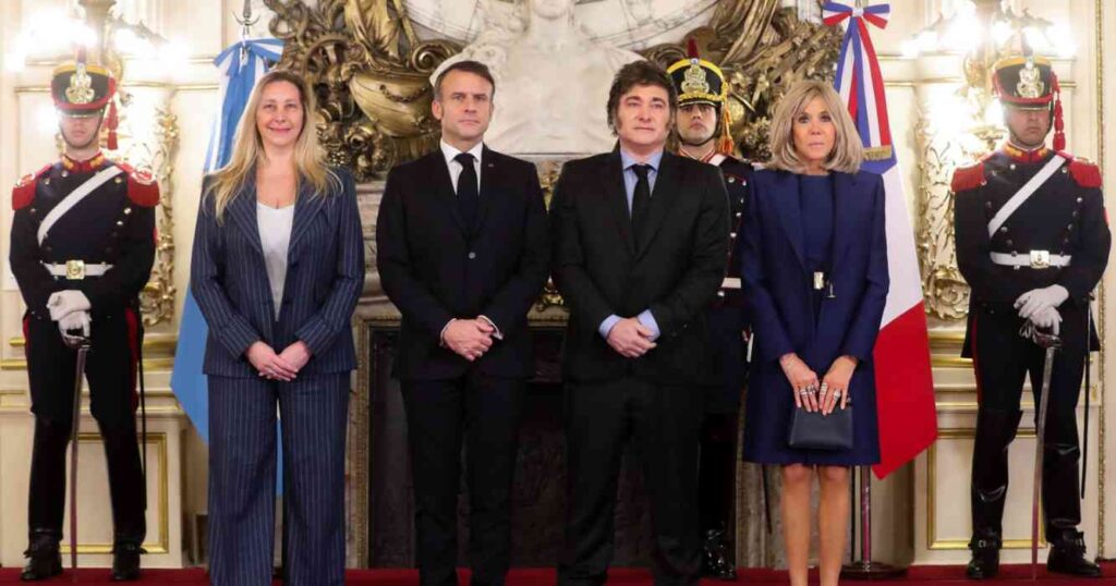 Javier Milei, Macron, Emmanuel Macron