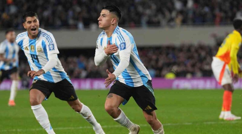 Argentina, Thiago Almada, Colombia, Eliminatorias