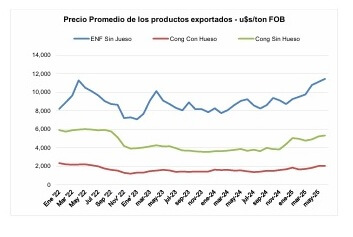 Exportaciones, carne