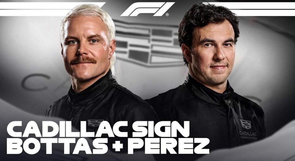 Bottas, Checo Pérez, Cadillac, F1, Fórmula 1