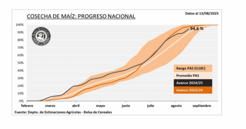 Maíz, Cosecha, Informe