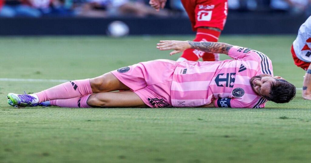 Messi, Inter Miami, Lesión