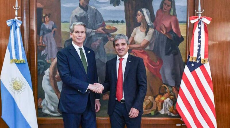 Bessent, Caputo, Estados Unidos, Argentina