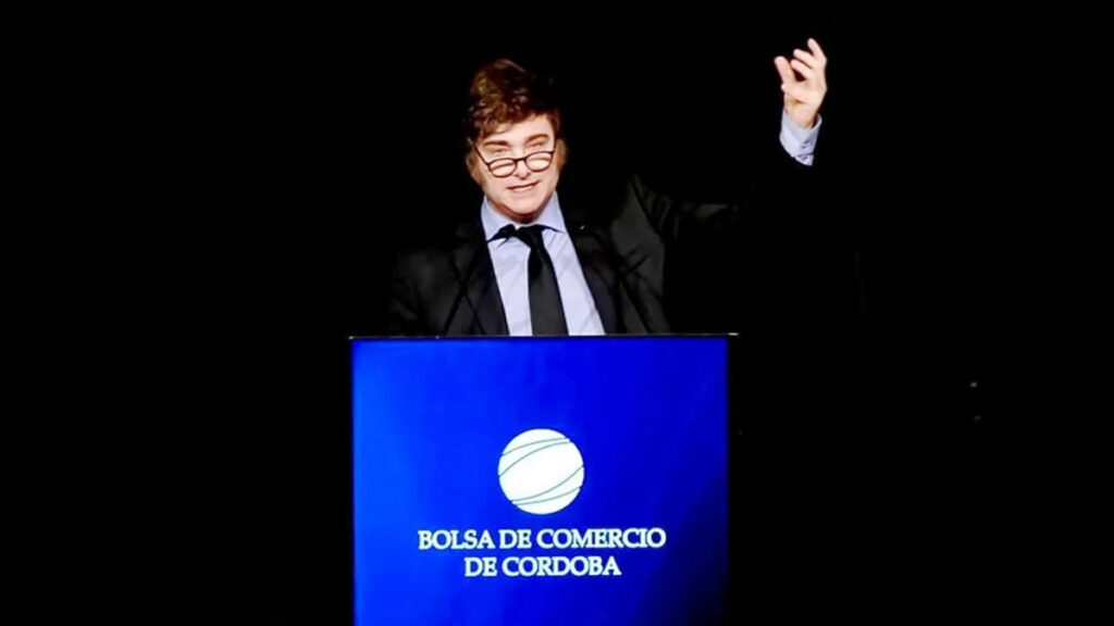 Javier Milei, Bolsa de Comercio de Córdoba