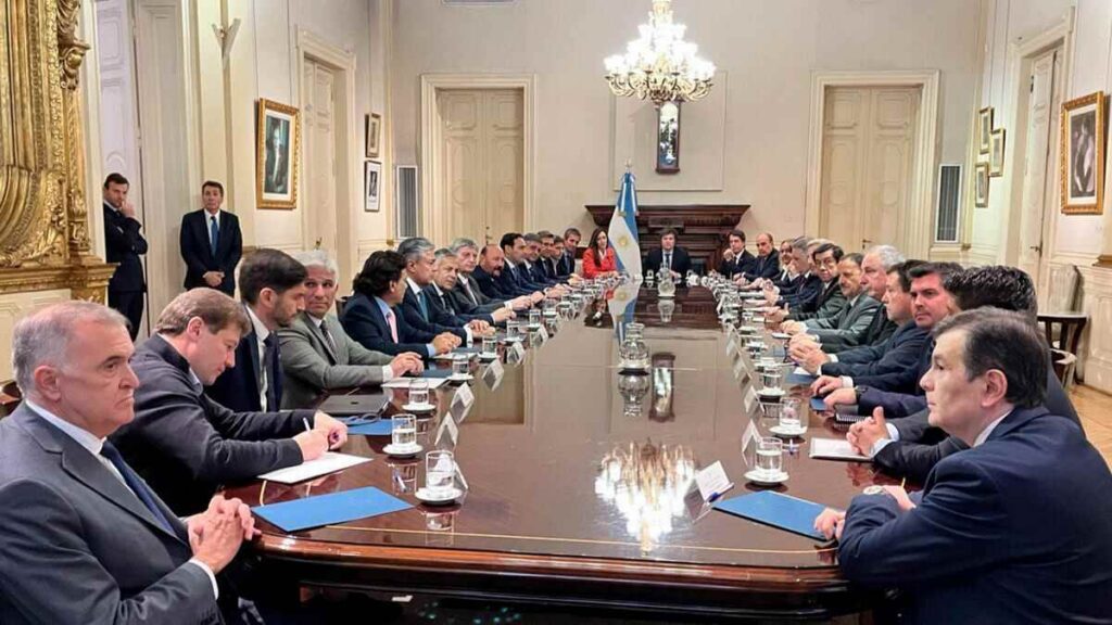 Milei, Gobernadores, Casa Rosada