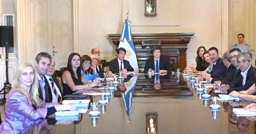Milei, Mesa Política, Gabinete, Casa Rosada