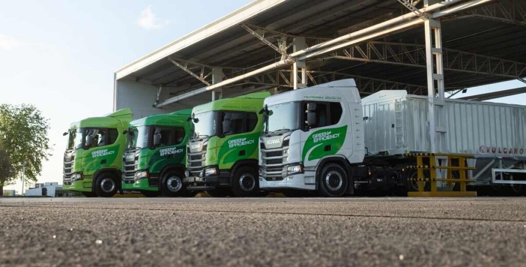 Scania, Camiones a Gas, Transporte