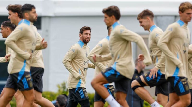 Selección Argentina, Entrenamiento, Messi