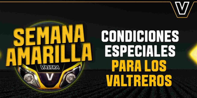 Semana Amarilla, Valtra, Maquinaria