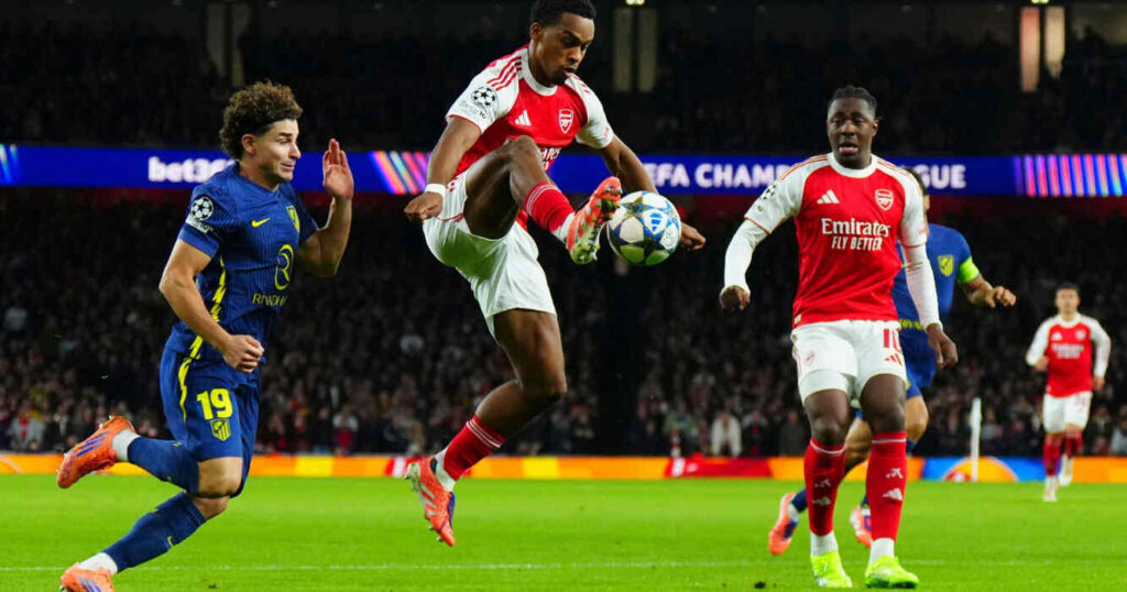 Arsenal, Atlético Madrid, Champions