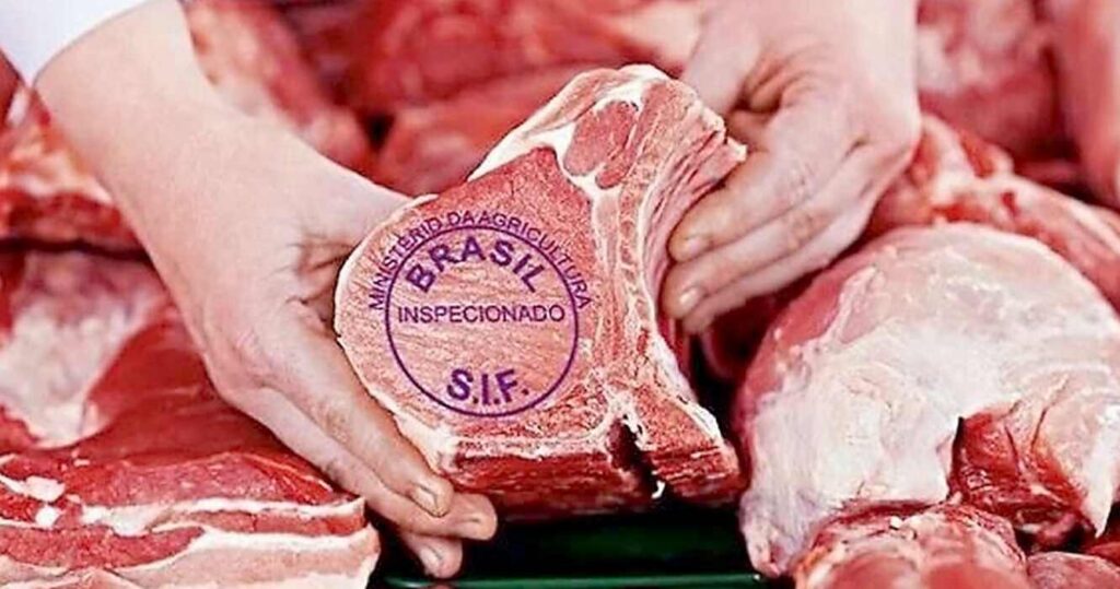 Carne, Brasil, Sello