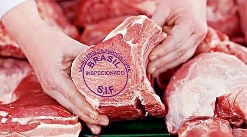Carne, Brasil, Sello, exportaciones de carne
