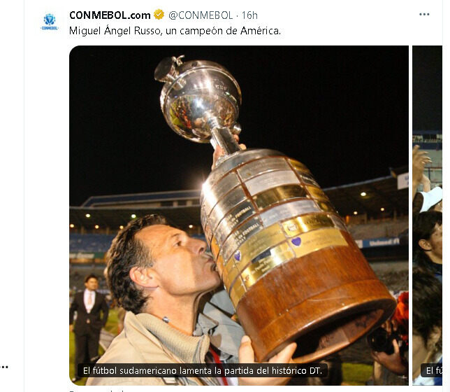 Russo, Conmebol