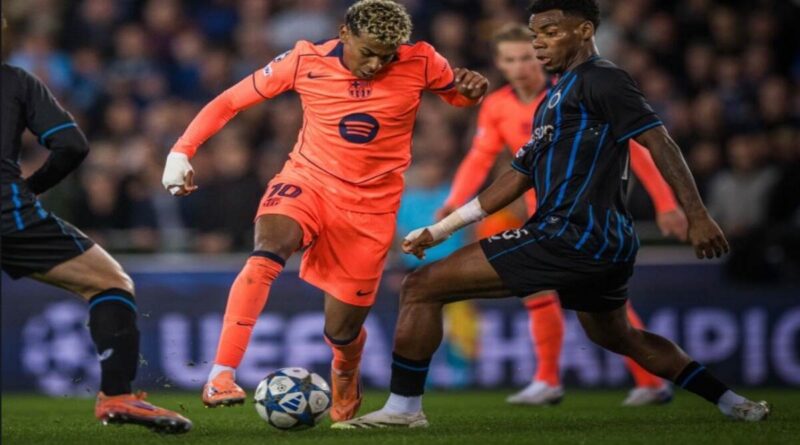 Barcelona, Brujas, Lamine Yamal, Champions League