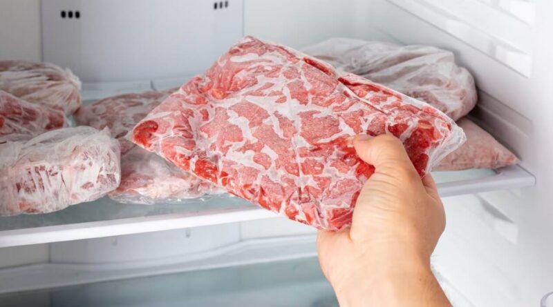 carne vacuna congelada