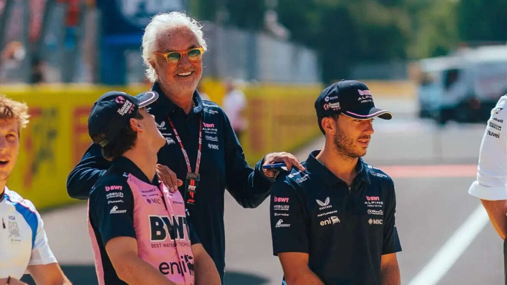 Franco Colapinto, Flavio Briatore, Pierre Gasly, Alpine, Fórmula 1