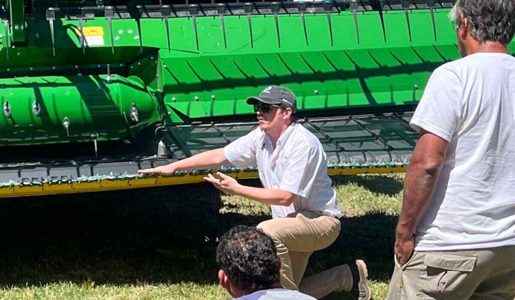 Lucas Defacci, John Deere, Cosechadora Inteligente, Cosechadora S7
