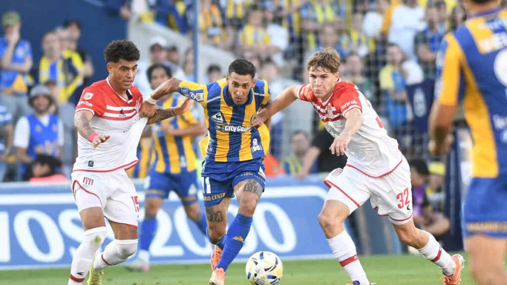 Estudiantes, Rosario Central, Ángel Di María