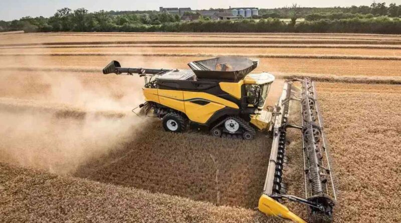 Cosechadora, New Holland, potente, mundo, argentina, maquinaria agrícola, cosechadoras
