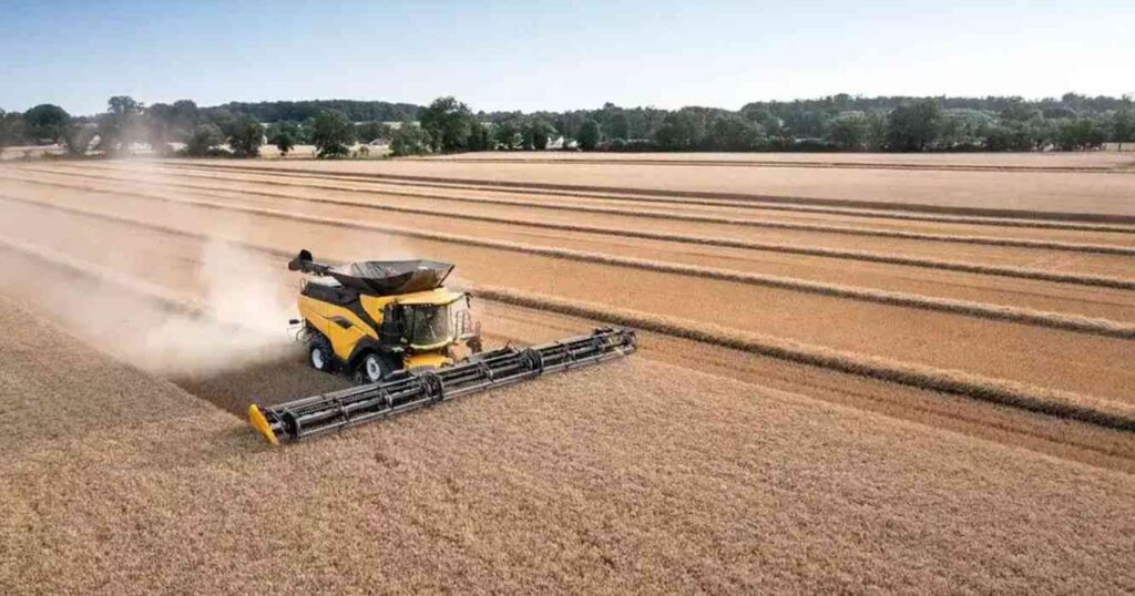 Cosechadora, New Holland, potente, mundo, argentina, maquinaria agrícola