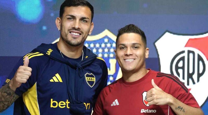 Superclásico, Paredes, Quintero, Boca, River