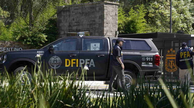 AFA, Ezeiza, Allanamiento