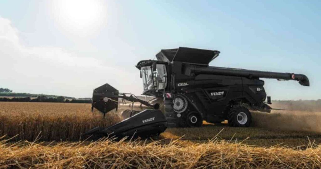 Cosechadora, potente, fendt, agricultura, cosecha