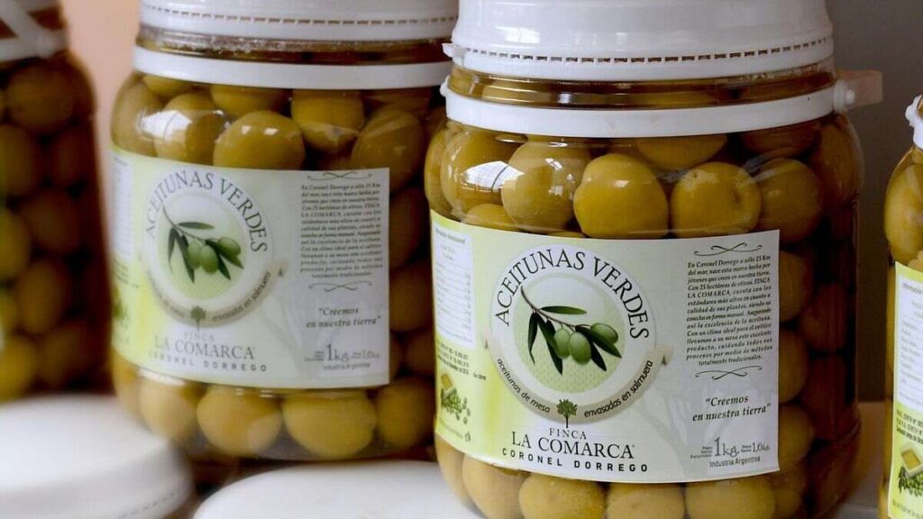 Ruta del Olivo, Aceitunas