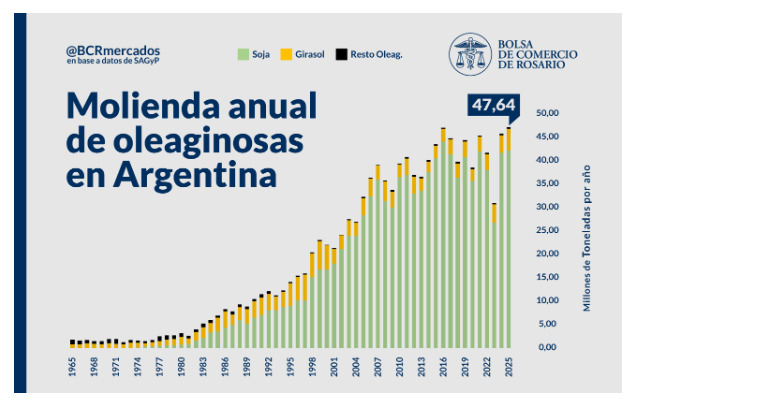 Industria Aceitera, molienda, oleaginosas