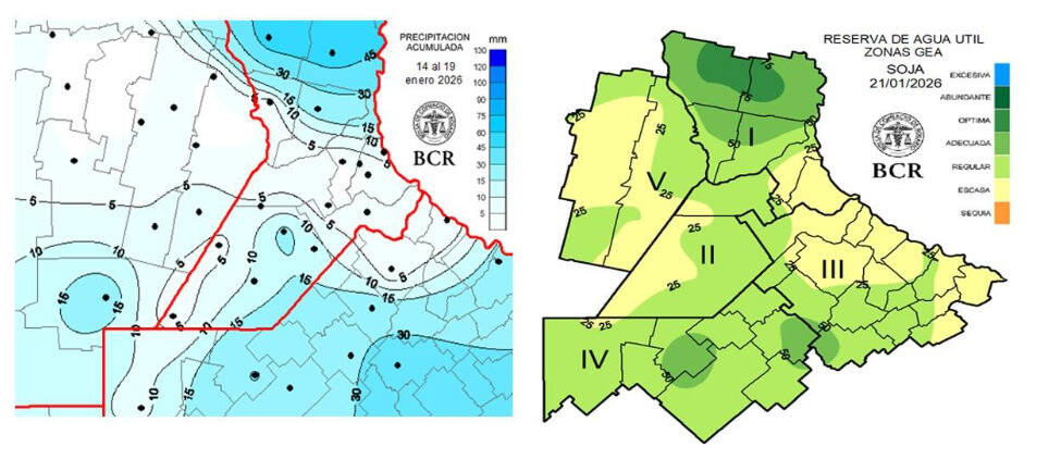 soja, clima, lluvias