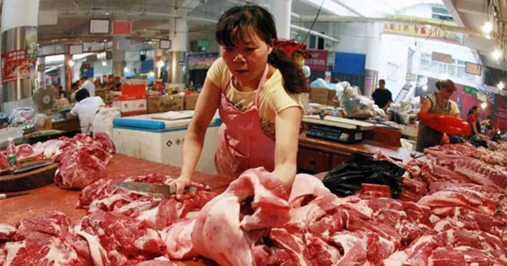 Carne, China, Canadá