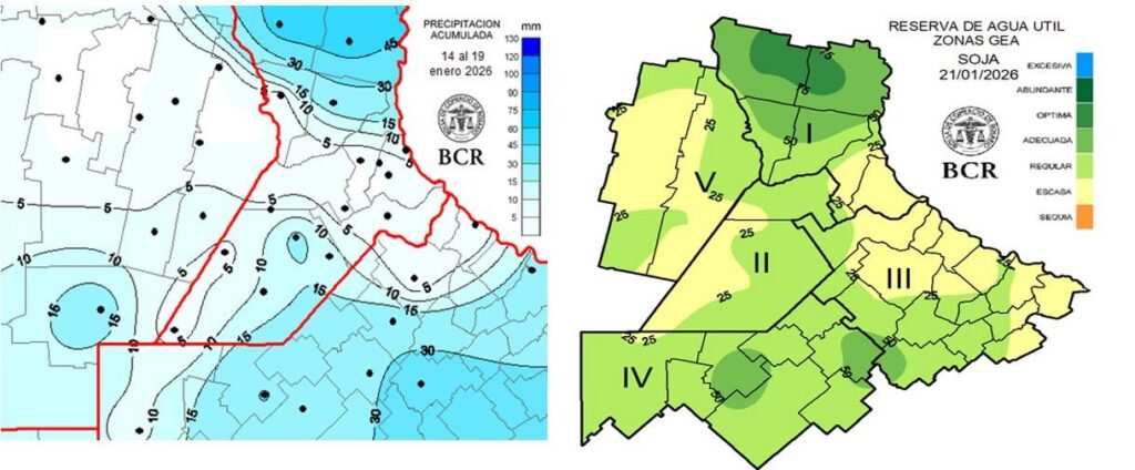 Soja. 2026. agricultura, maíz, calor