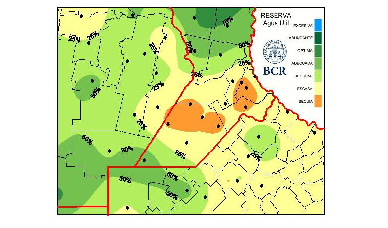 Lluvias, reserva agua