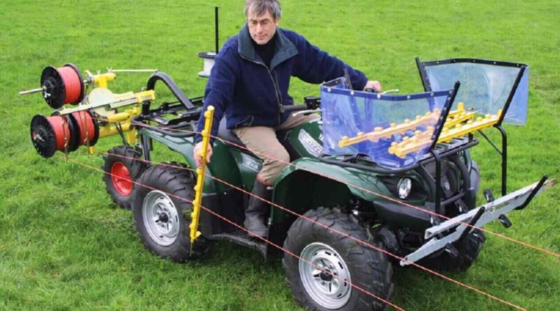 Cuatriciclo alambrador