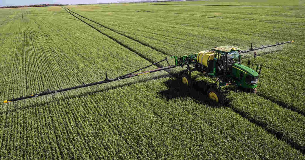 Pulverizadora, John Deere, Campo