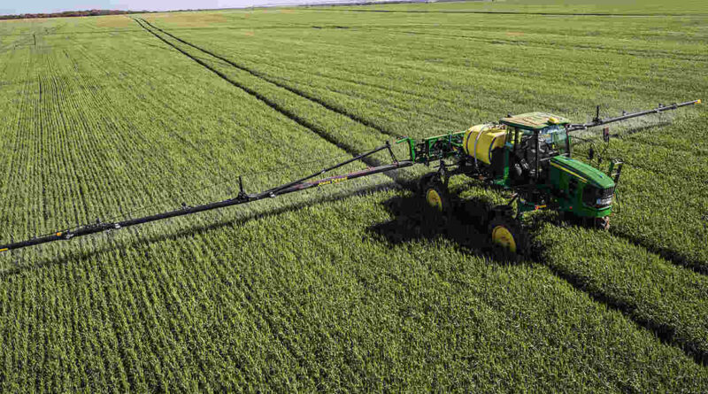 Pulverizadora, John Deere, Campo