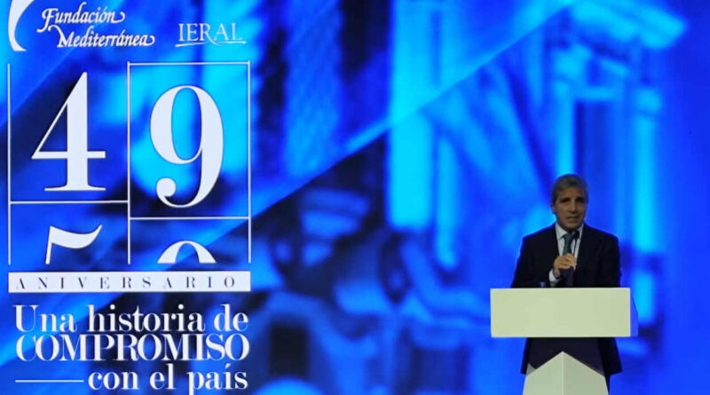 Luis Caputo, Economía, Fundación Mediterránea