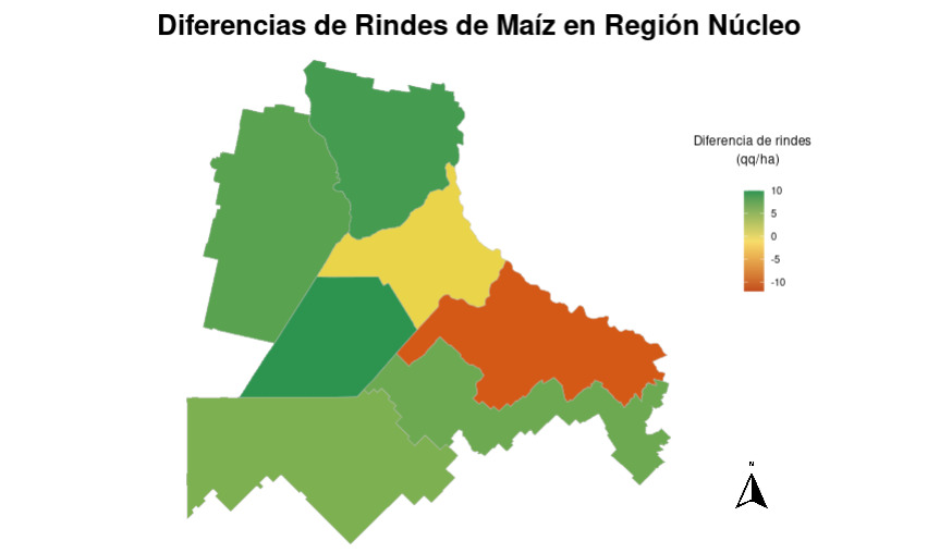 Maíz Temprano, zona núcleo