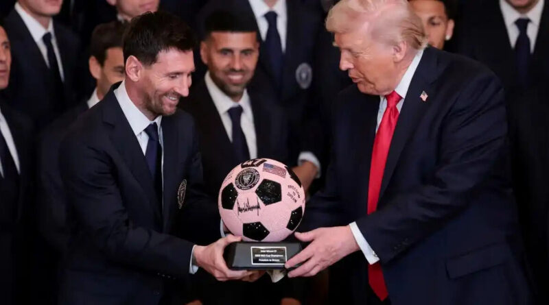 Lionel Messi, Donald Trump, Casa Blanca