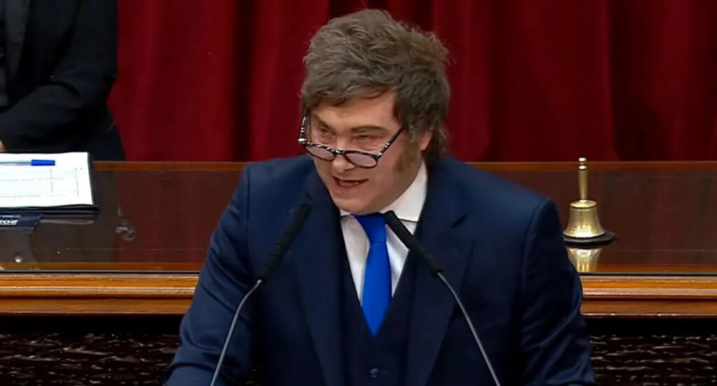 Javier Milei, Congreso