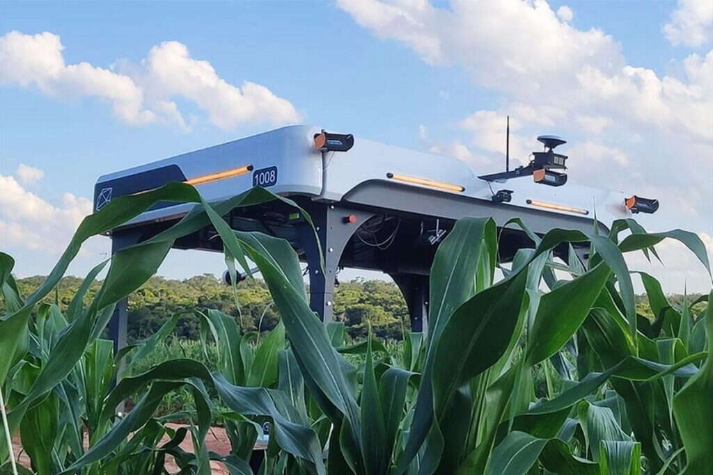 robot agrícola, tecnología, campo