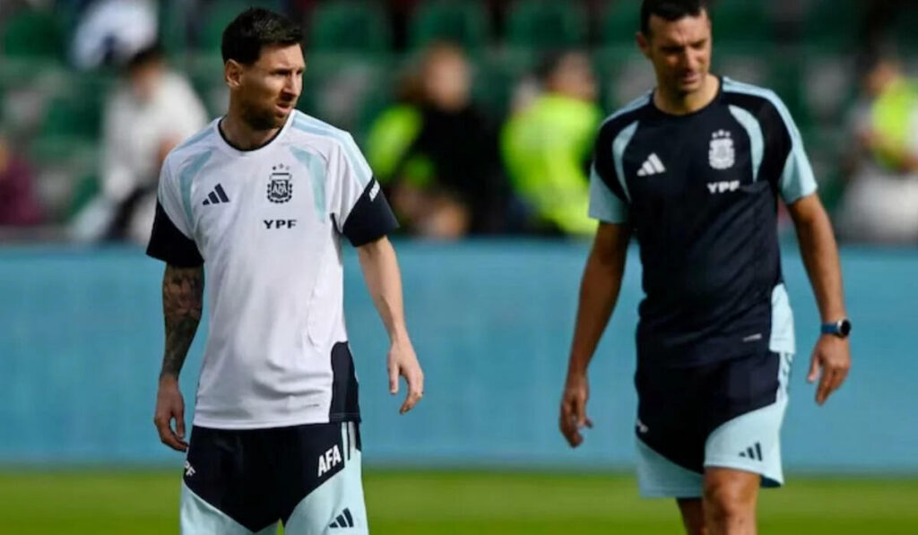 Lionel Scaloni, Lionel Messi, Selección Argentina
