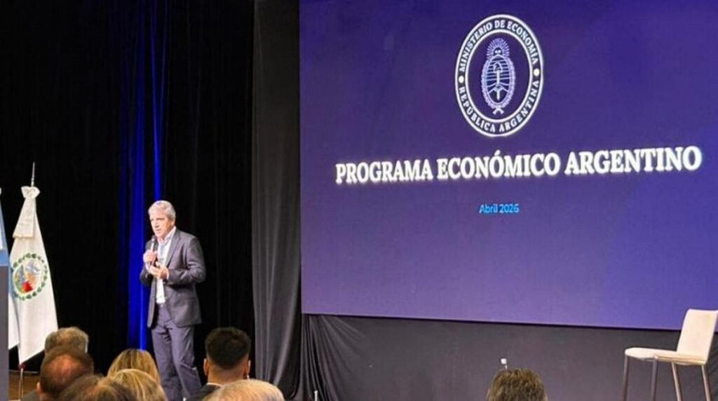 Luis Caputo, Bolsa de Comercio de Rosario, Retenciones