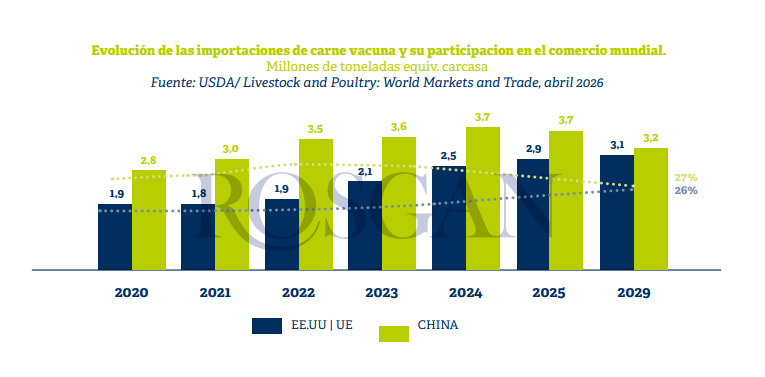 Carne vacuna, mercado