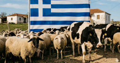 Grecia, fiebre aftosa, ganadería