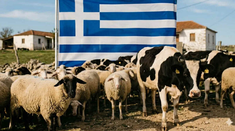 Grecia, fiebre aftosa, ganadería